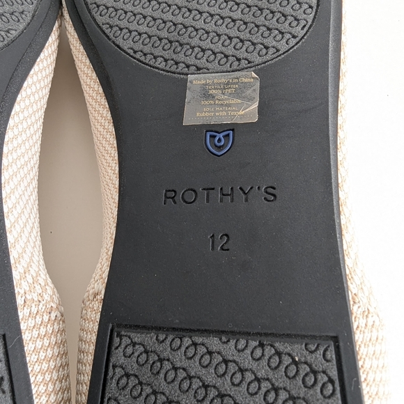 💚 Rothys The Square Tuxedo woman's flat shoes - Picture 11 of 14